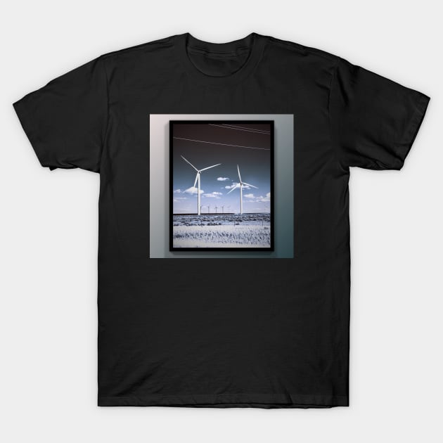 Ethereal Wind Turbines T-Shirt by Illuminations